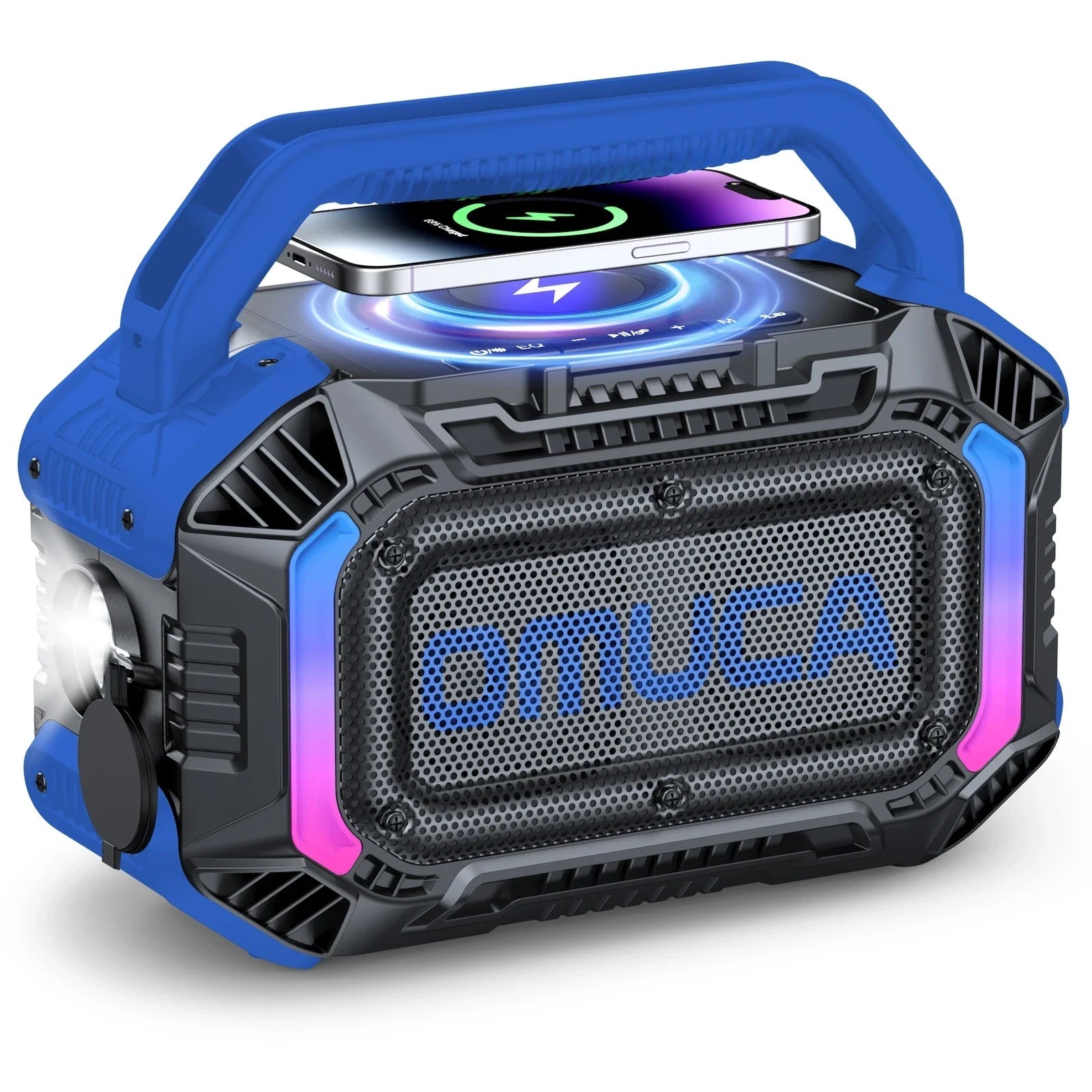 Omuca Portable Bluetooth 5.3 Waterproof Speaker - (Blue)