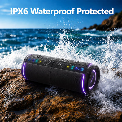 Omuca 2-in-1 Detachable Bluetooth Speaker - (Black)